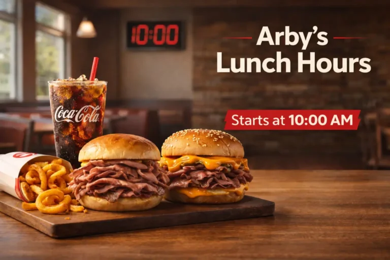 What Time Does Arby’s Serve Lunch