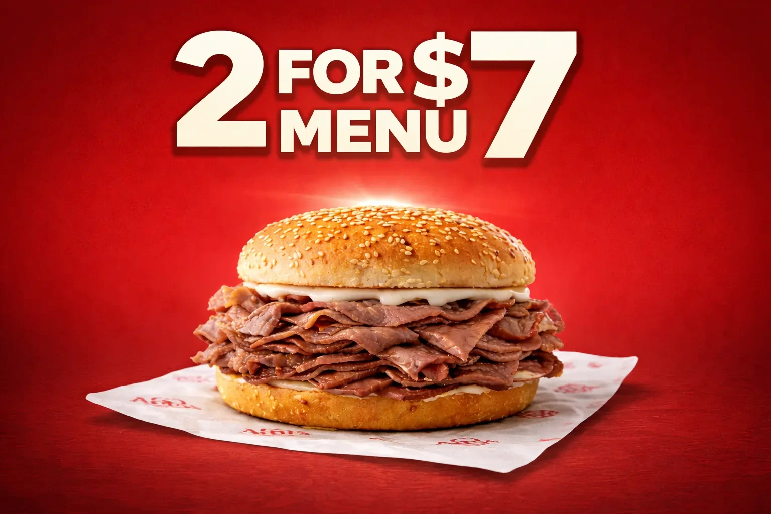 Arby’s 2 for $7 Menu
