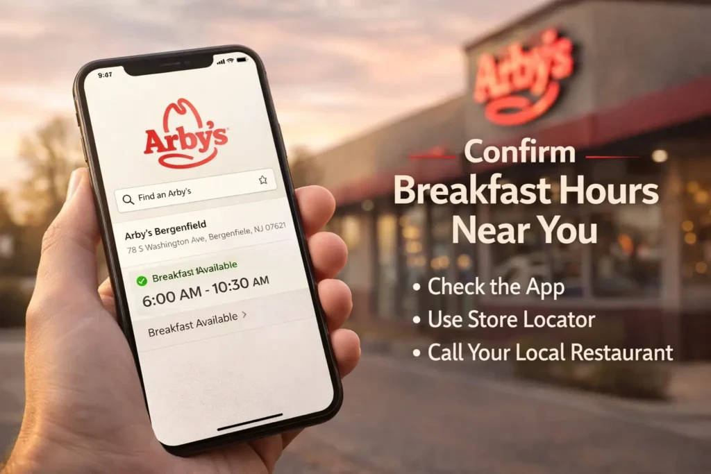 Arby’s Breakfast Hours Near You