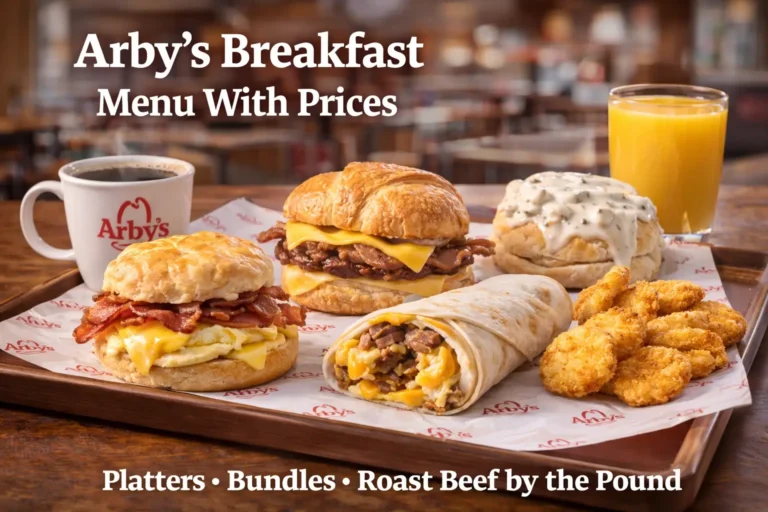 Arby's Breakfast Menu