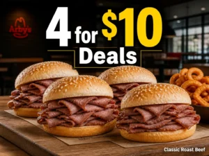 Arby’s 4 for 10 Deals