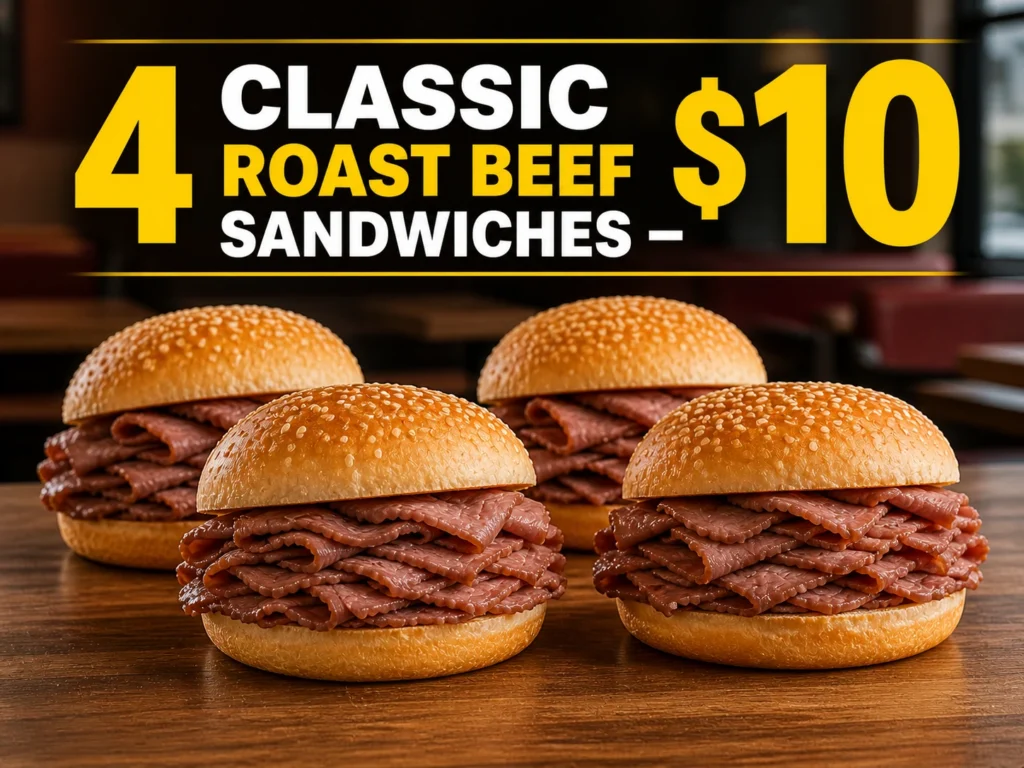 What’s Included in Arby’s 4 for $10 Deal